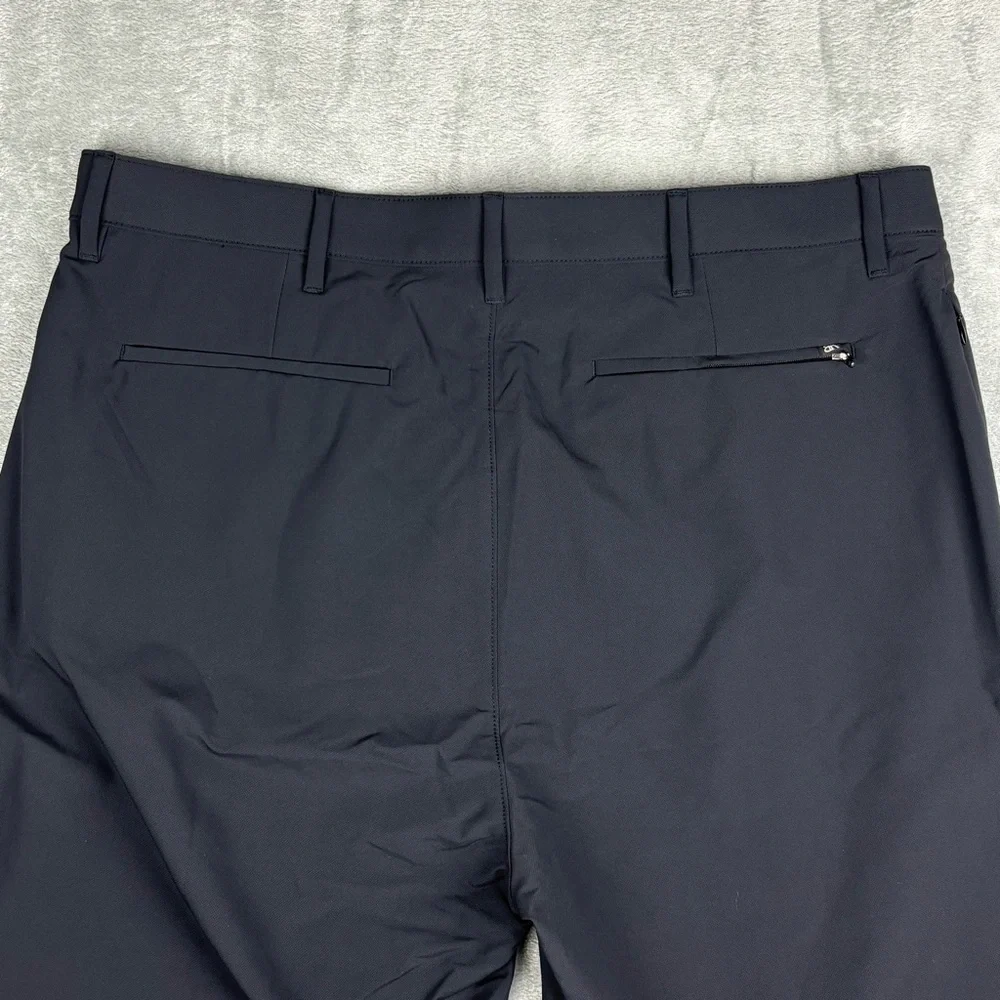 Banana Republic Pants Mens 40X32 Black Flat‎ Front Slim Fit NWT